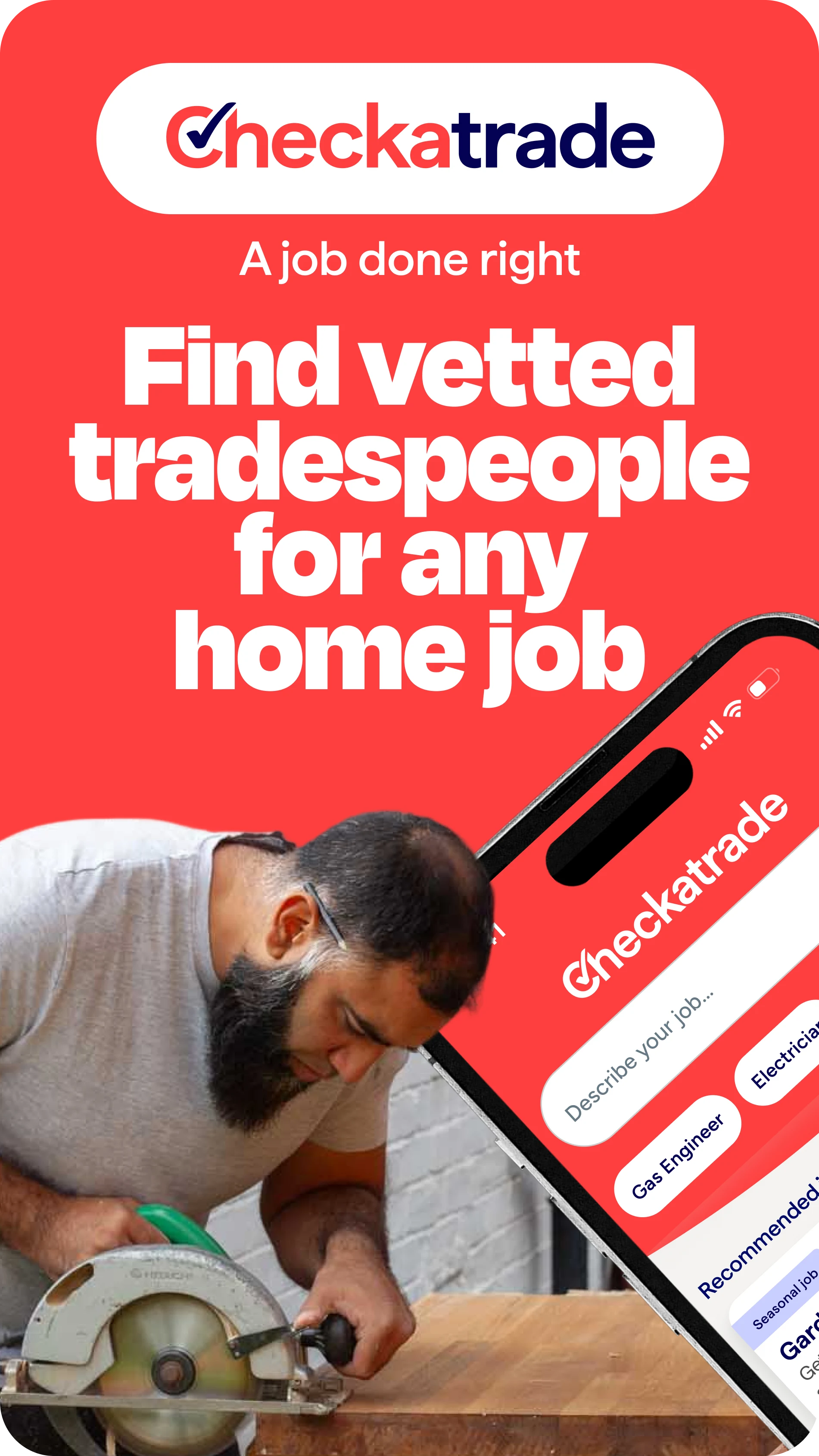 Checkatrade: Hire Tradespeople screenshot